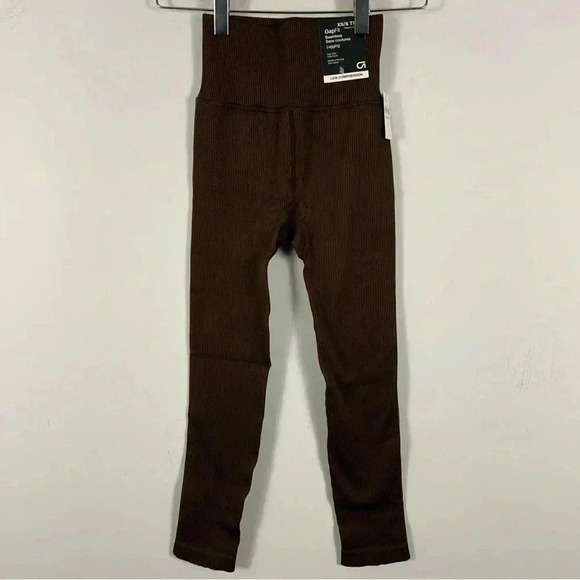 ❤️ Gap fit seamless brown leggings XS/S NWT - Picture 1 of 9